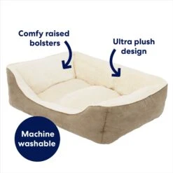 Frisco Rectangular Bolster Cat & Dog Bed 10 Frisco Rectangular Bolster Cat & Dog Bed -Chic Pet Supplies 113275 PT4. AC SS1800 V1667227172