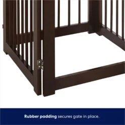 Frisco Deluxe Configurable 4-Panel Wood Dog Gate -Chic Pet Supplies 156793 PT7. AC SS1800 V1671203056