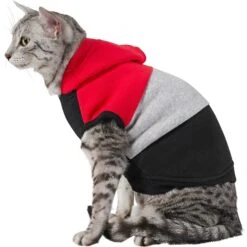 Frisco Colorblock Dog & Cat Sleeveless Hoodie -Chic Pet Supplies 224263 PT3. AC SS1800 V1637677889
