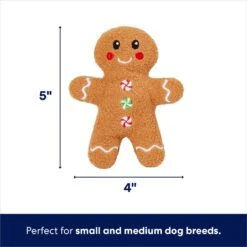 Frisco Holiday Milk & Gingerbread Cookies Hide & Seek Puzzle Plush Squeaky Dog Toy -Chic Pet Supplies 233262 PT2. AC SS1800 V1694809545