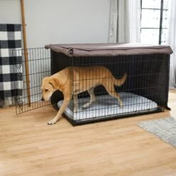 Frisco Crate Cover, Gray 11 Frisco Crate Cover, Gray -Chic Pet Supplies 234096 PT6. AC SS1800 V1604414824