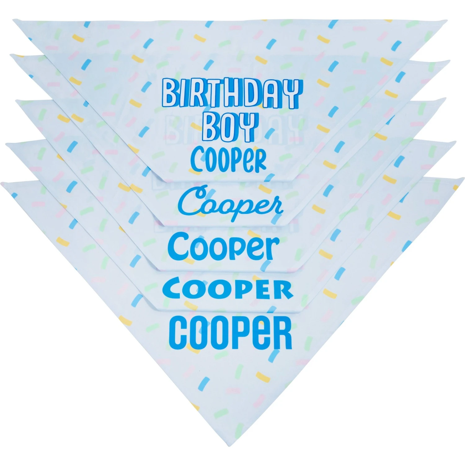 Frisco Birthday Boy Personalized Dog & Cat Bandana 5 Frisco Birthday Boy Personalized Dog & Cat Bandana - Image 5