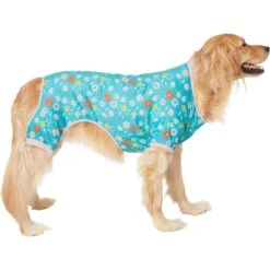Frisco Teal Floral Dog & Cat Jersey PJs 9 Frisco Teal Floral Dog & Cat Jersey PJs -Chic Pet Supplies 249132 PT2. AC SS1800 V1637674341