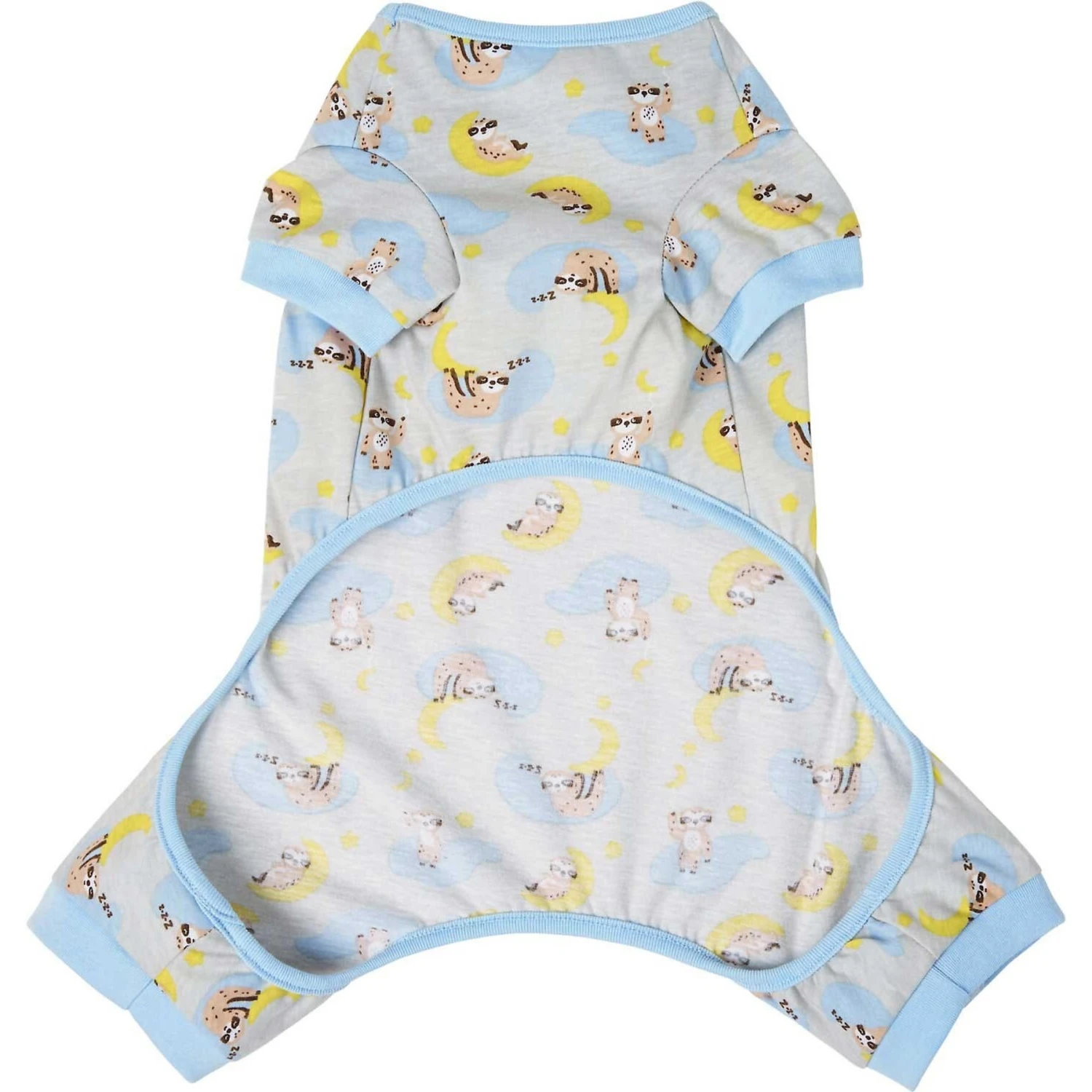 Frisco Sleepy Sloths Dog & Cat Jersey PJs 4 Frisco Sleepy Sloths Dog & Cat Jersey PJs - Image 4