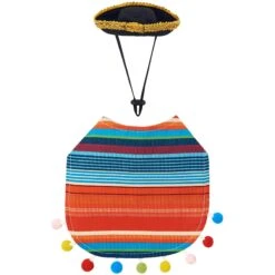 Frisco Serape Guinea Pig Costume, One Size -Chic Pet Supplies 265895 PT4. AC SS1800 V1624305847