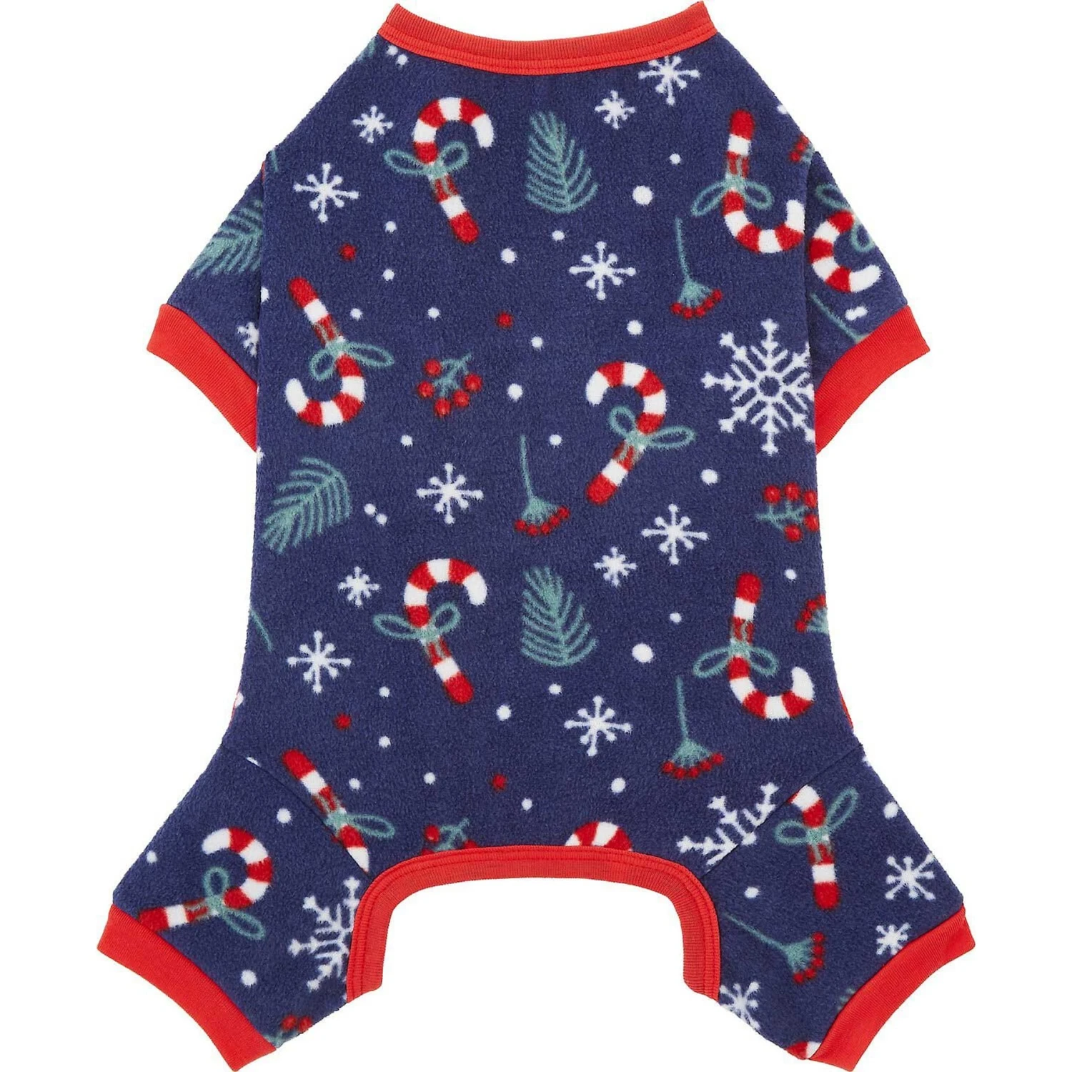 Frisco Snowy Nights Dog & Cat Cozy Polar Fleece PJs 1 Frisco Snowy Nights Dog & Cat Cozy Polar Fleece PJs