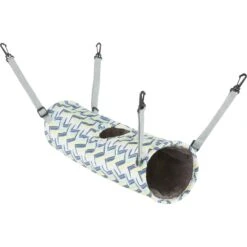 Frisco Geometric Small Pet Plush Hanging Tunnel -Chic Pet Supplies 278129 PT2. AC SS1800 V1629312373