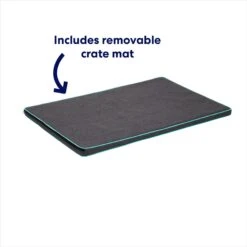 Frisco Heavy Duty Enhanced Lock Sliding Double Door Fold & Carry Wire Dog Crate & Mat Kit -Chic Pet Supplies 297461 PT5. AC SS1800 V1633115073