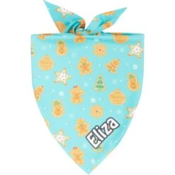 Chic Pet Supplies 5 Frisco Gingerbread Cookie Personalized Dog & Cat Bandana