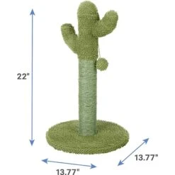 Frisco Top Loading Cat Kennel & Frisco Cactus Cat Scratching Post -Chic Pet Supplies 303648 PT6. AC SS1800 V1623053539