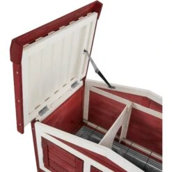 Frisco Wooden Outdoor Rabbit Hutch -Chic Pet Supplies 304043 PT3. AC SS1800 V1639597128