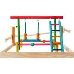 Frisco Color Me Wild Bird Playground -Chic Pet Supplies 331704 PT2. AC SS1800 V1660944656