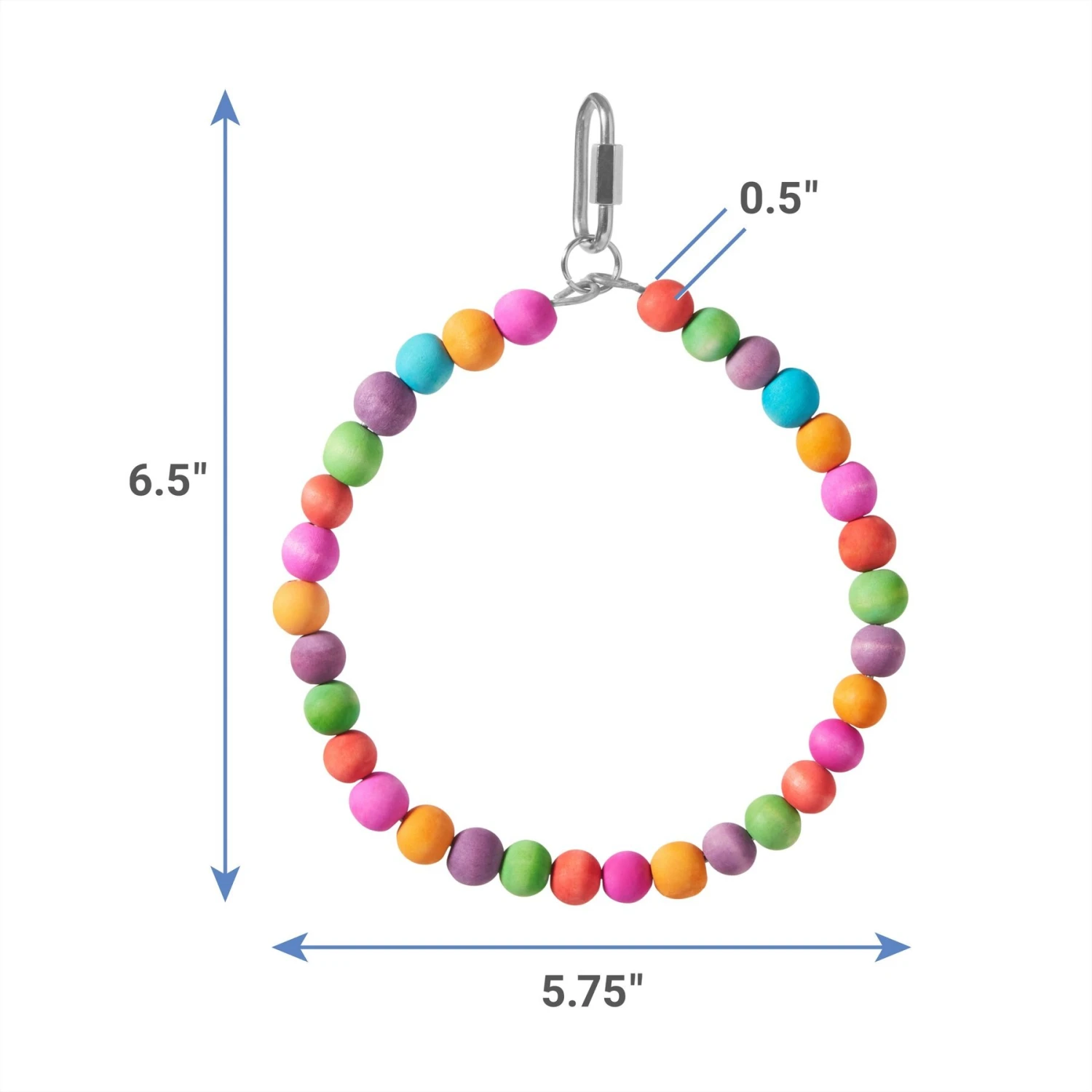 Frisco Beaded Halo Bird Toy 2 Frisco Beaded Halo Bird Toy - Image 2