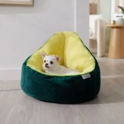 Chic Pet Supplies 35 Frisco Avocado Cat & Dog Bed