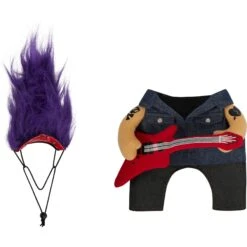 Frisco Front Walking Punk Rocker Dog & Cat Costume 12 Frisco Front Walking Punk Rocker Dog & Cat Costume -Chic Pet Supplies 335087 PT4. AC SS1800 V1658348321