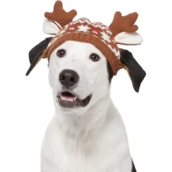 Frisco Antler Fair Isle Dog & Cat Hat 8 Frisco Antler Fair Isle Dog & Cat Hat -Chic Pet Supplies 358313 PT2. AC SS1800 V1660764826