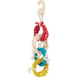 Frisco Spotted Cornleaf Twist Ring Small Pet Toy