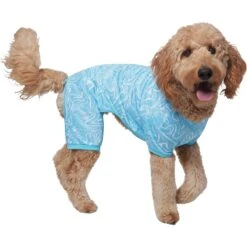 Frisco Blue Ocean Waves Dog & Cat Jersey PJs 8 Frisco Blue Ocean Waves Dog & Cat Jersey PJs -Chic Pet Supplies 556142 PT3. AC SS1800 V1674829131