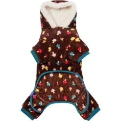 Frisco Cozy Plush Fleece Dog & Cat PJs, Mushrooms -Chic Pet Supplies 718950 PT5. AC SS1800 V1692977078