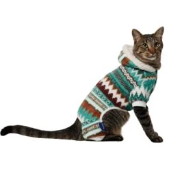 Frisco Fairisle Cozy Plush Fleece Dog & Cat PJs, Green 10 Frisco Fairisle Cozy Plush Fleece Dog & Cat PJs, Green -Chic Pet Supplies 719054 PT2. AC SS1800 V1692193162