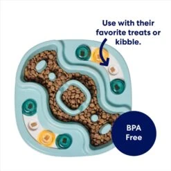 Frisco Interactive Dog & Cat Slow Feeder Bowl -Chic Pet Supplies 807414 PT4. AC SS1800 V1696254614