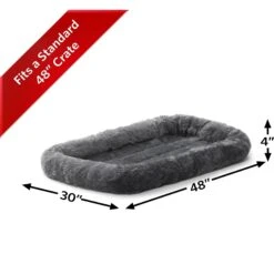 Frisco Heavy Duty Enhanced Lock Double Door Fold & Carry Wire Dog Crate & Mat Kit & MidWest Quiet Time Fleece Dog Crate Mat -Chic Pet Supplies 947398 PT6. AC SS1800 V1693921543